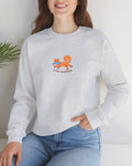 Girl Dinner Embroidered Sweatshirt