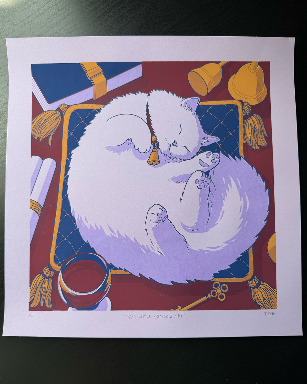 "The Little Demon's Nap" Limited-Edition Screen Print