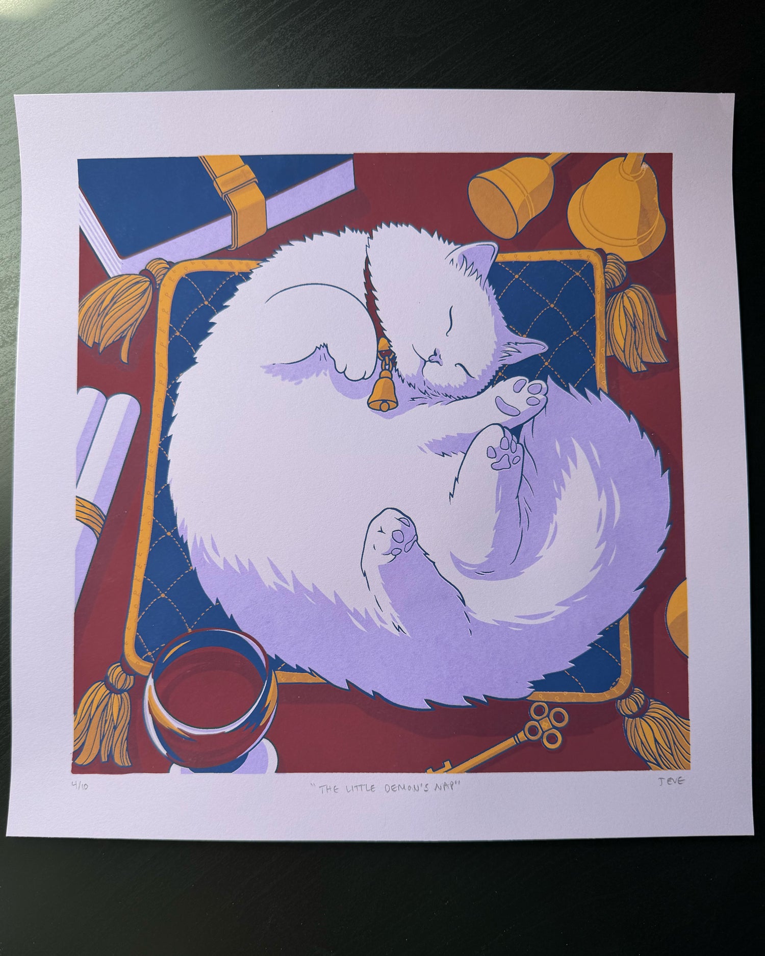 "The Little Demon's Nap" Limited-Edition Screen Print