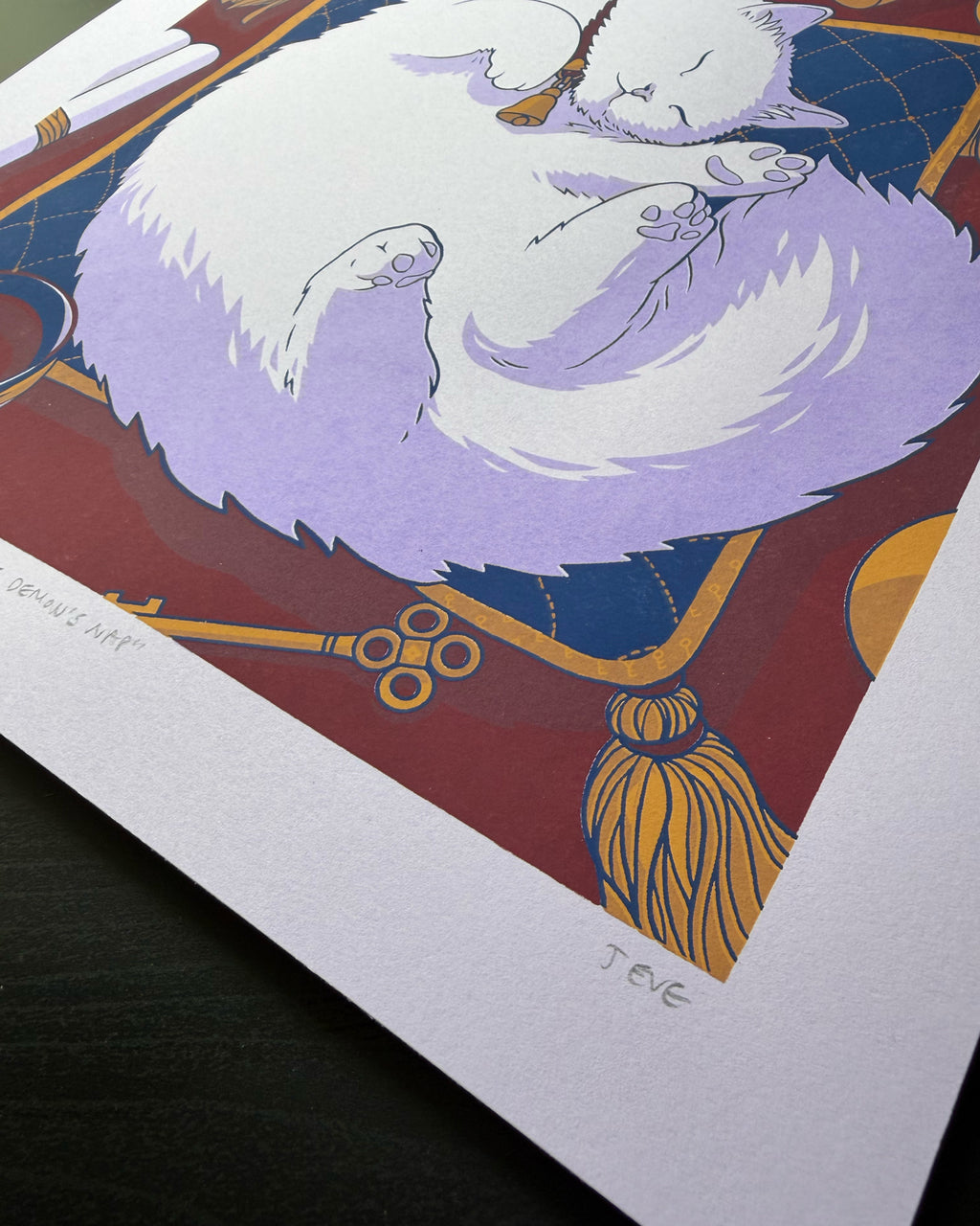"The Little Demon's Nap" Limited-Edition Screen Print