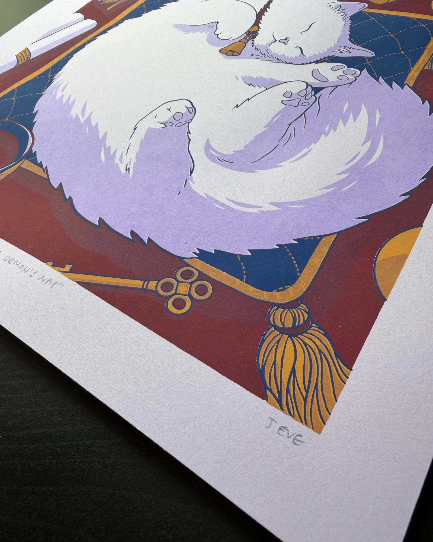 "The Little Demon's Nap" Limited-Edition Screen Print