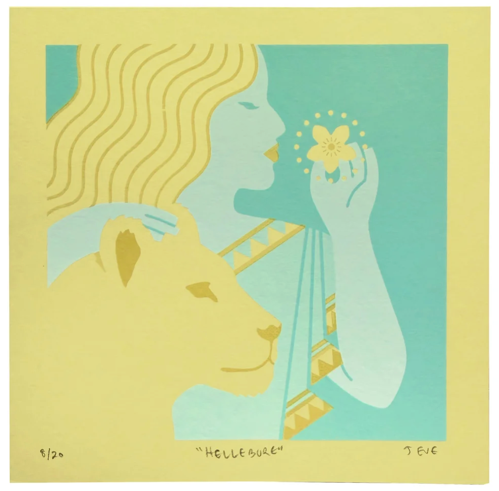 "Hellebore" Limited-Edition Screen Print
