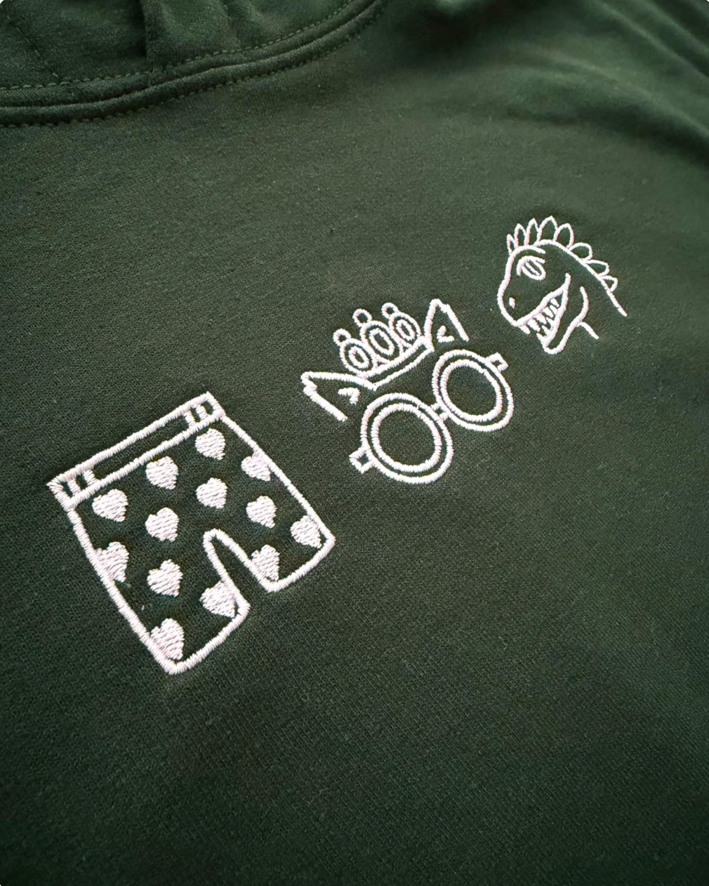 Icons Embroidered Hoodie
