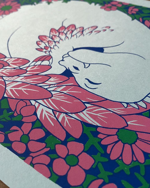 "Sleeping Mongo" Limited-Edition Screen Print