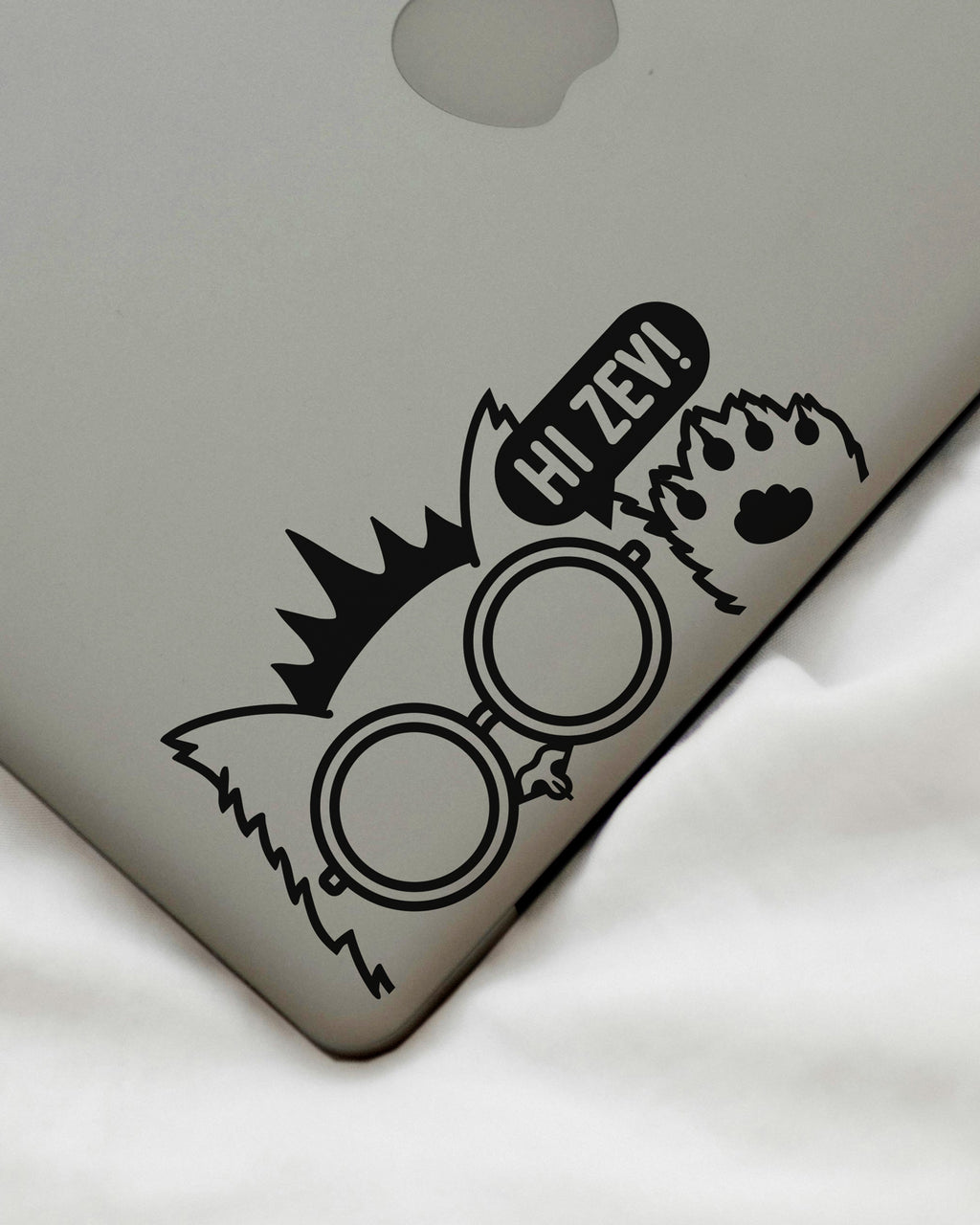 Hi Zev! Decal (Black)