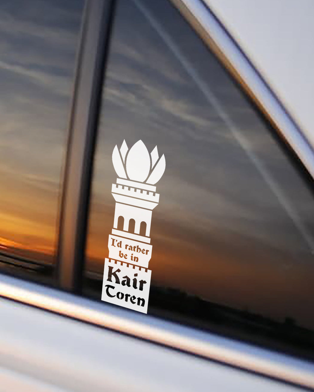 I'd Rather Be In Kair Toren Decal