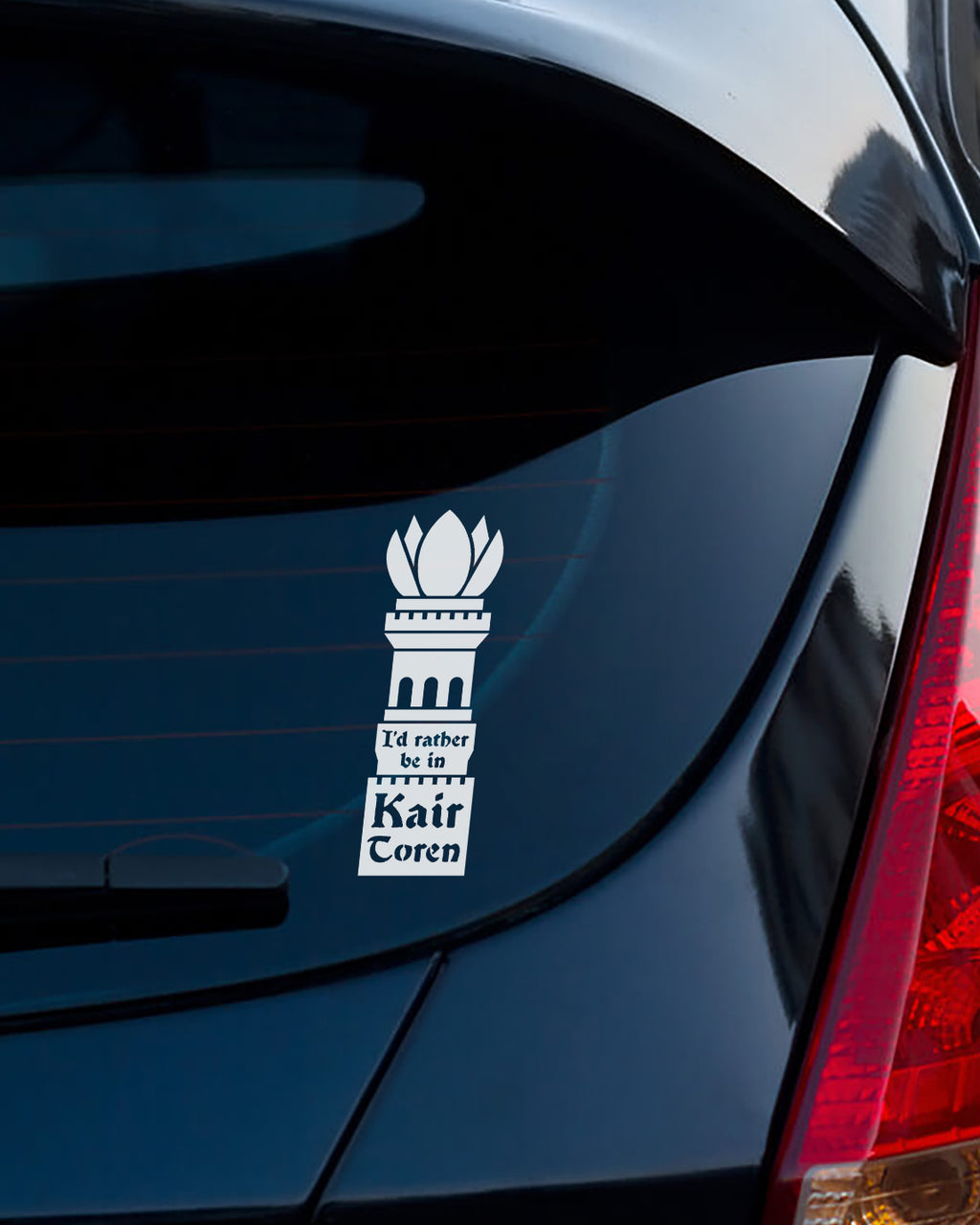 I'd Rather Be In Kair Toren Decal