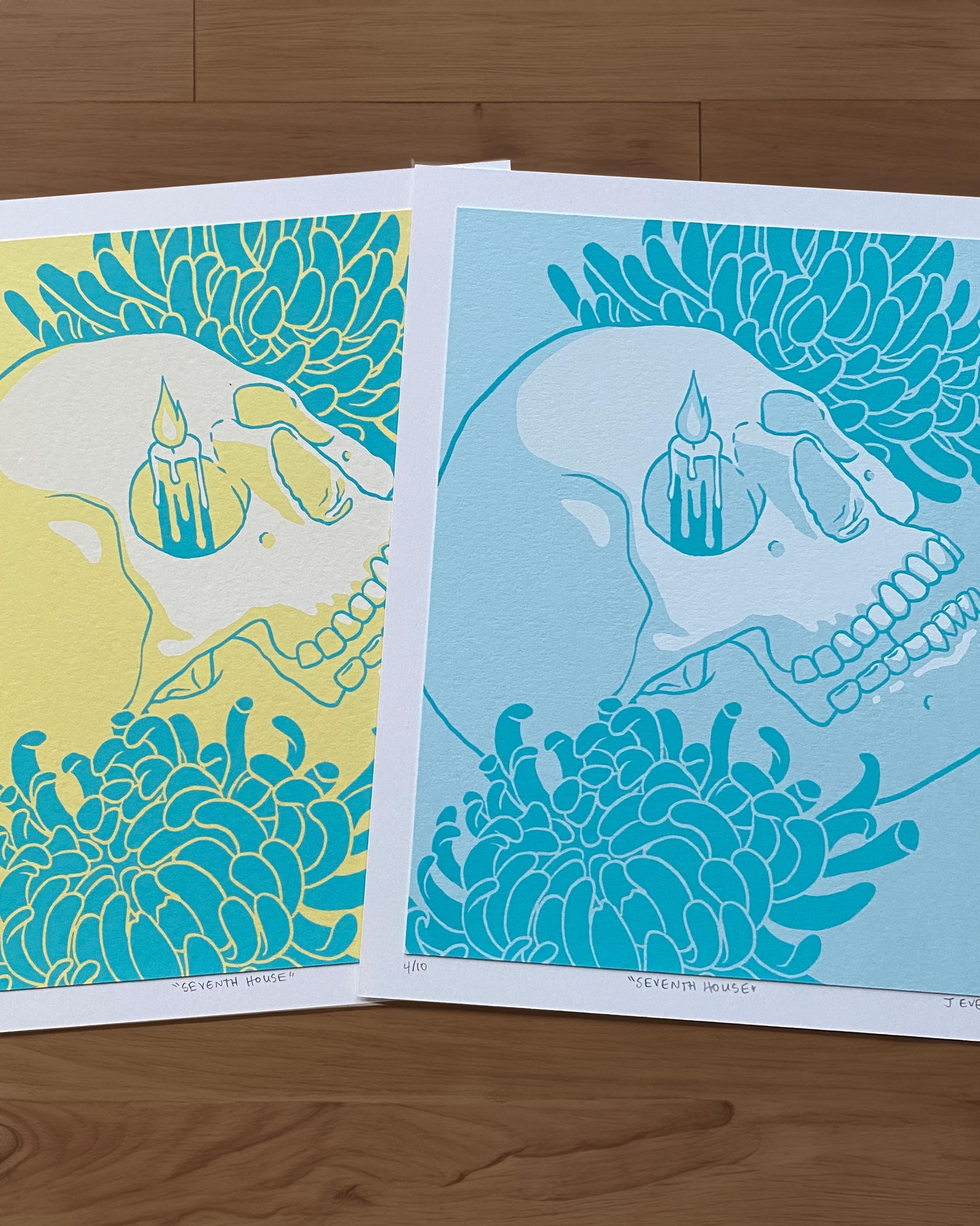 "Seventh House" Limited-Edition Screen Print