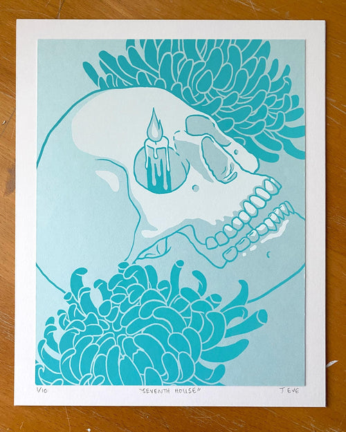 "Seventh House" Limited-Edition Screen Print