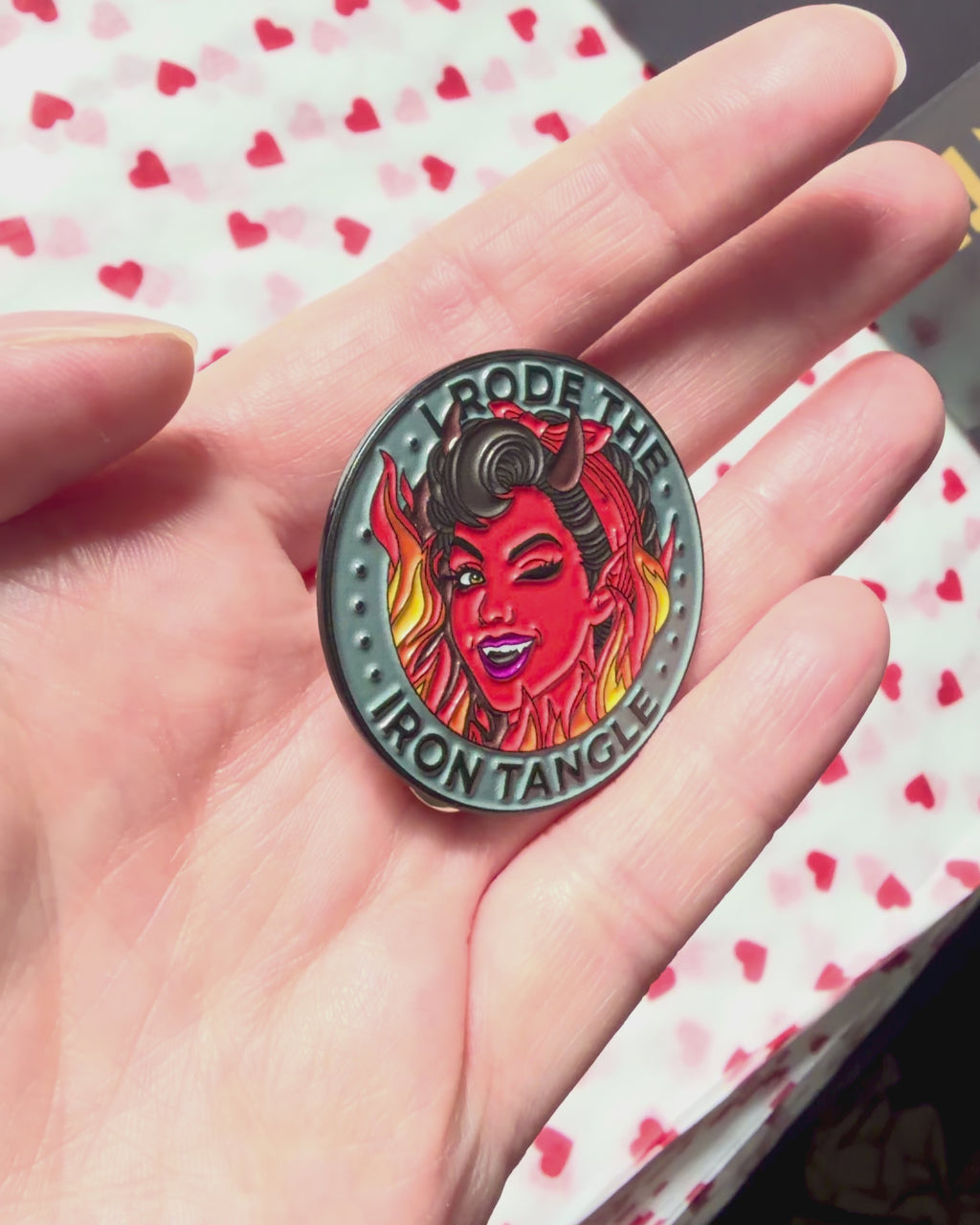 Fire Brandy Enamel Pin