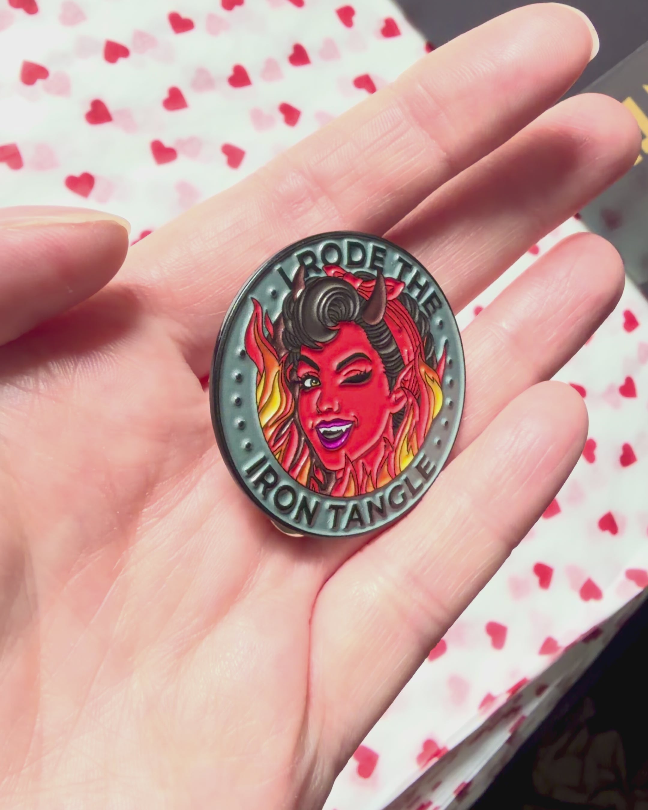 Fire Brandy Enamel Pin