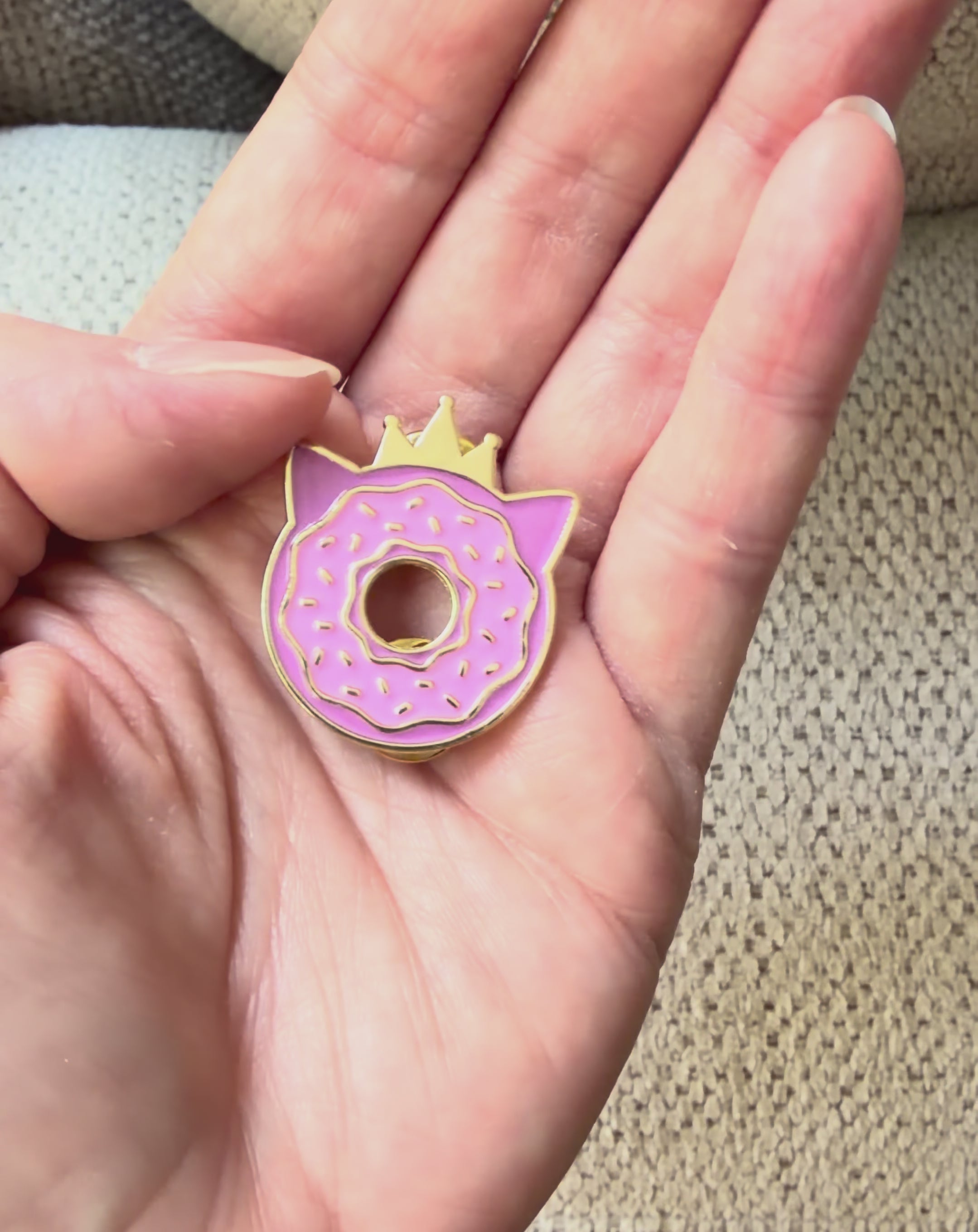 Princess Donut Enamel Pin