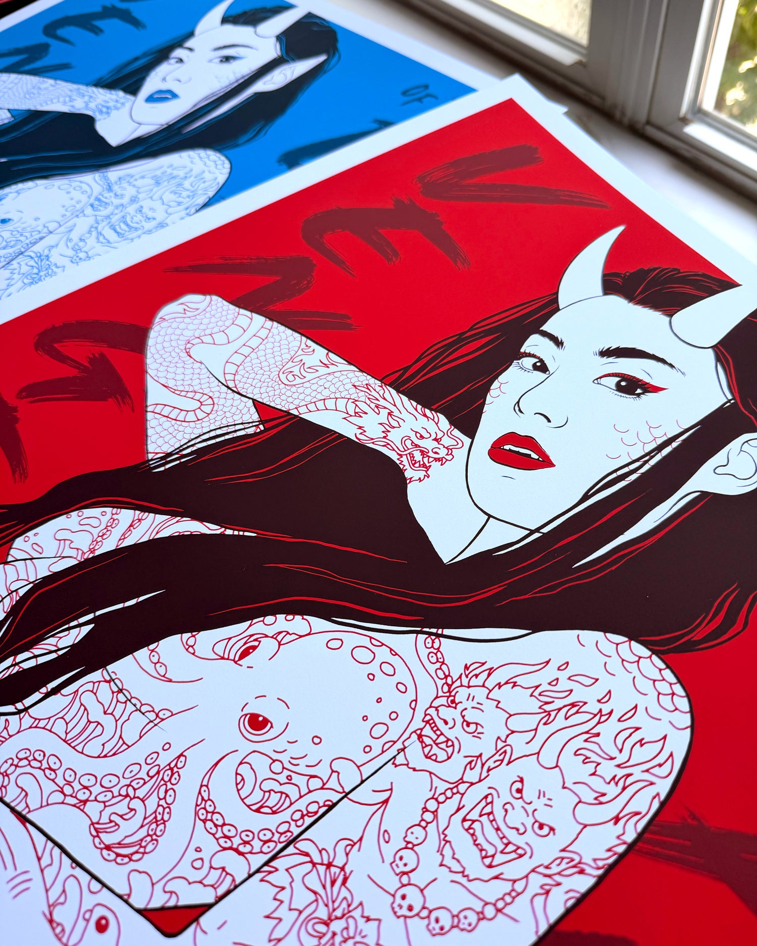"Tsarina Signet" Screen Print