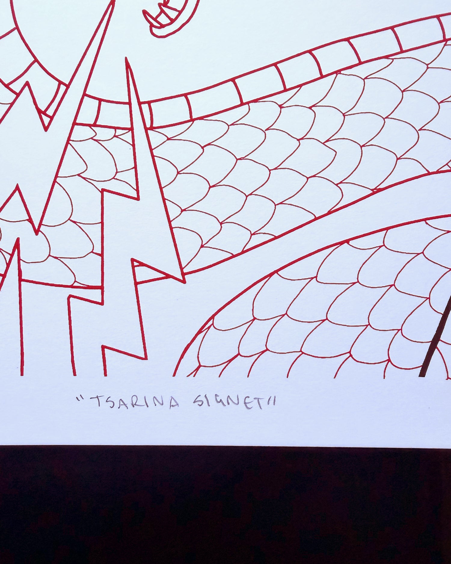 "Tsarina Signet" Screen Print