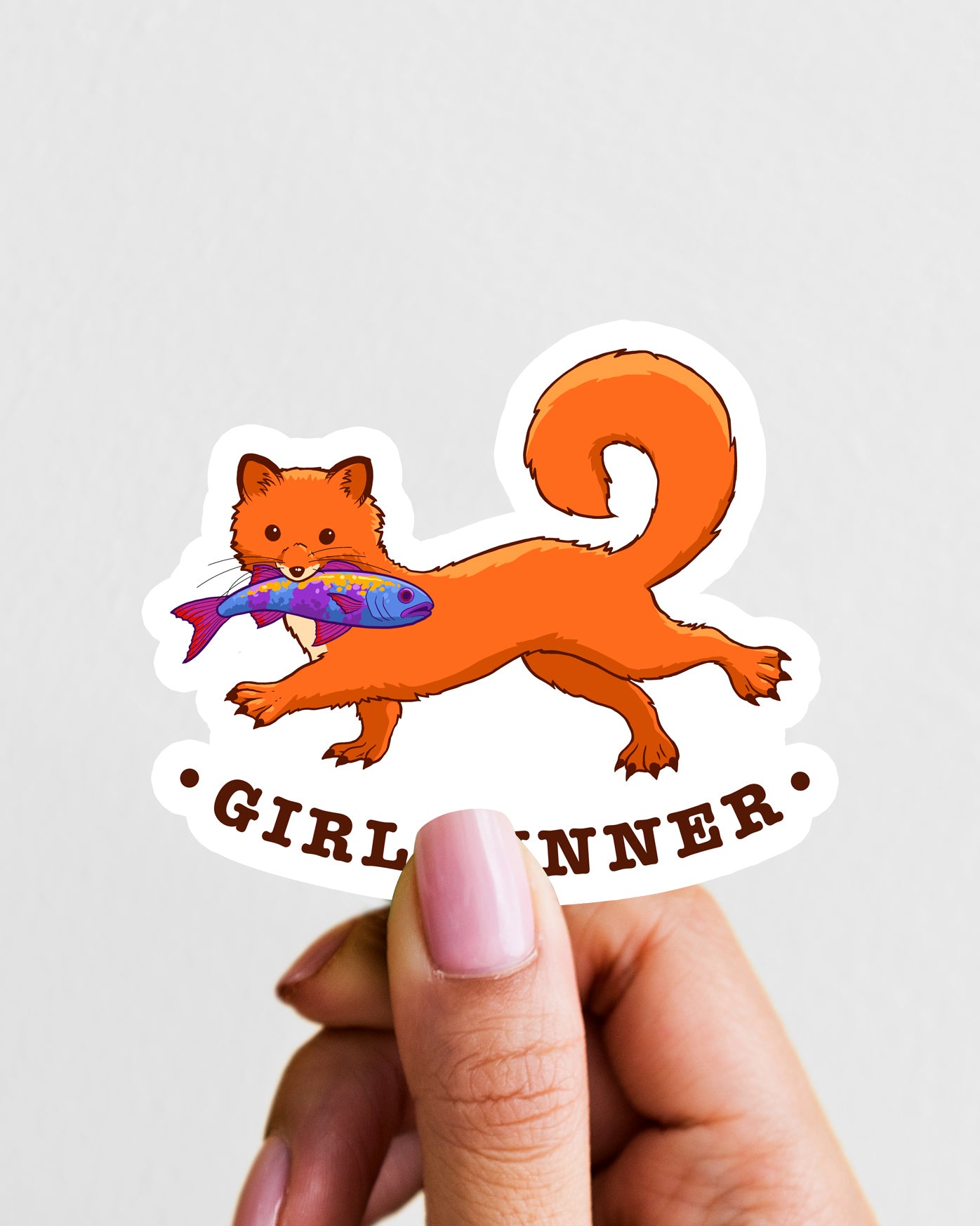 Girl Dinner Sticker